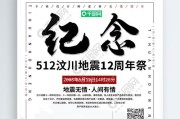 汶川地震12周年祭(“汶川地震12周年：永不遗忘的纪念”)