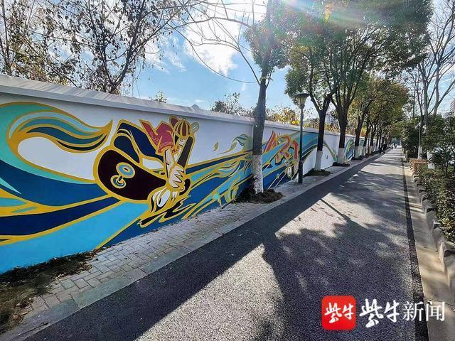 南京兄弟墙绘(南京两兄弟的创意墙画成为城市冷门打卡地)