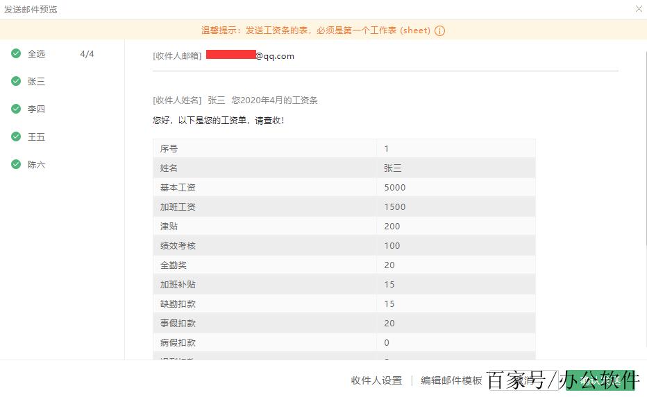 邮件群发工资条(群发工资条邮件：方便快捷的薪酬管理方式)